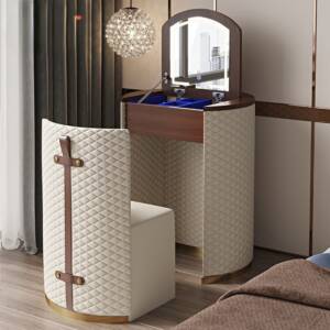 تسريحة بتصميم مميز  مع كرسي مخفي