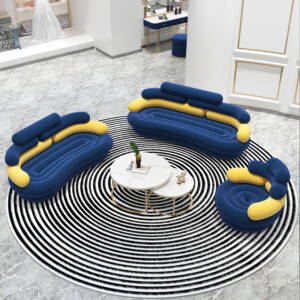 طقم كنب بتصميم متدرج