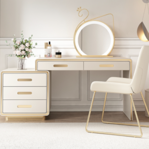 تسريحة مع خزانة ومراية Jingou