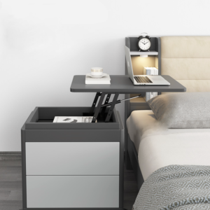 طاولة جانبية مع سطح متحرك