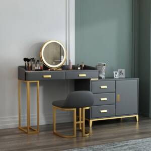 تسريحة بمساحة تخزين جانبية