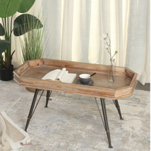 طاوله قهوه بأسلوب ريفي