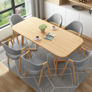 طاولة طعام مع 6 كراسي