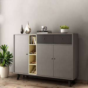 خزانة أحذية بسيطة حديثة اسكندنافية