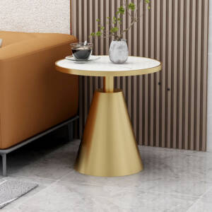 طاولة جانبية بسطح رخامي