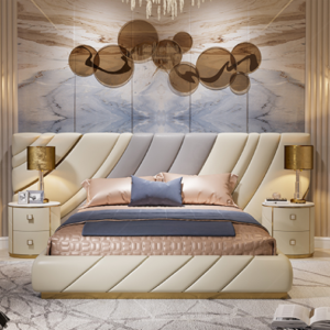 سرير بتصميم ملكي