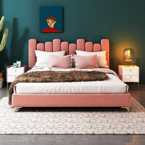 سرير بوحدة تخزين فاخر