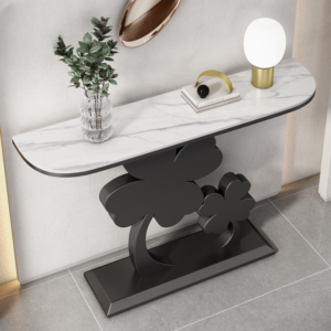 طاولة مدخل بقاعدة على شكل شجرة