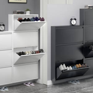 خزانة أحذية معدنية بتصميم فاخر