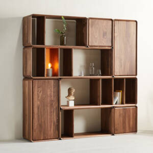 مكتبة بتصميم انيق