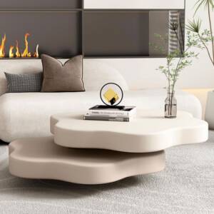 طاولة قهوة بتصميم متداخل 2023