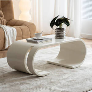 طاولة قهوة مودرن بتصميم انحرافي